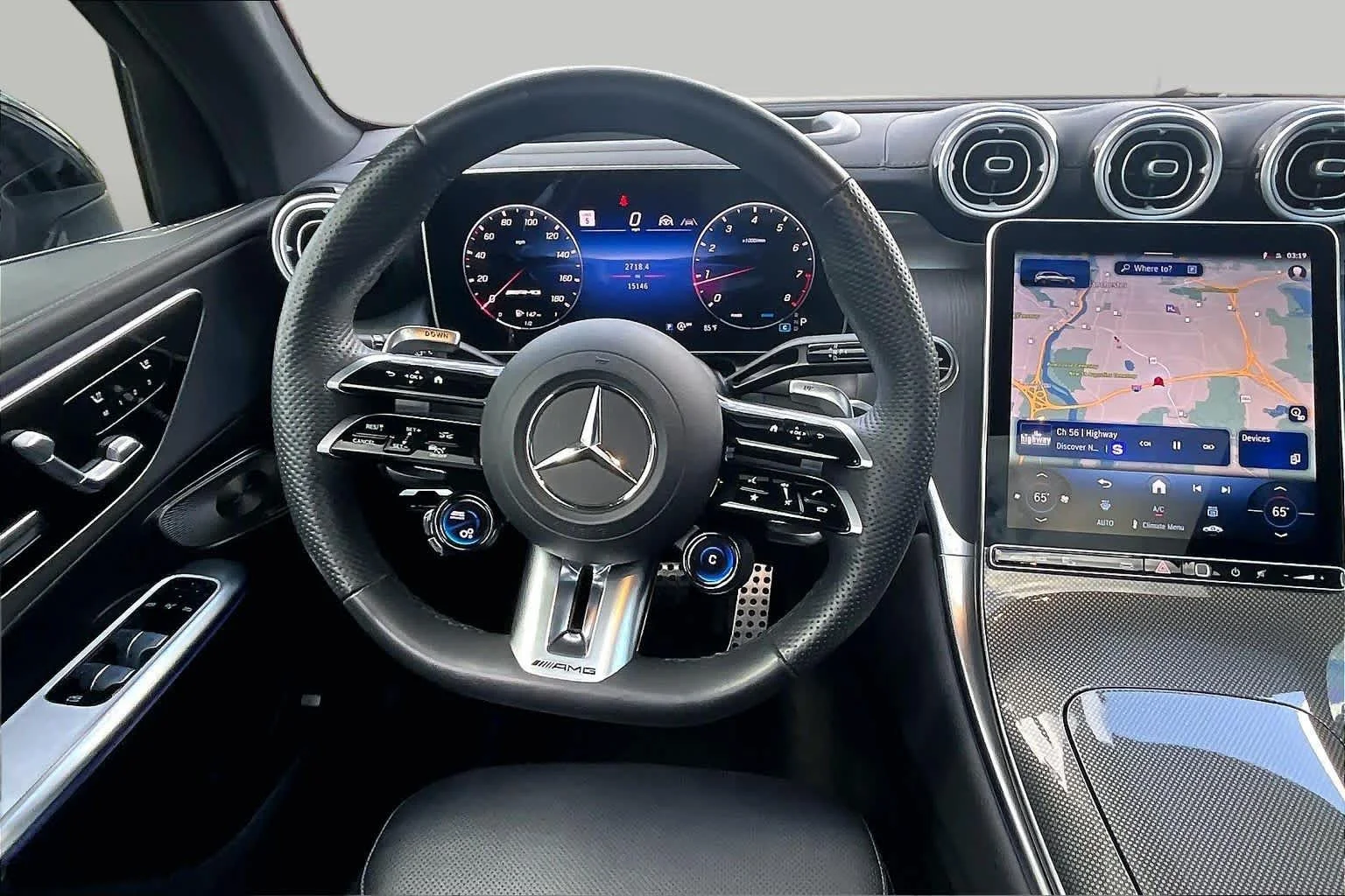 Certified Used 2025 Black Mercedes-Benz AMG® GLC 43 image 6