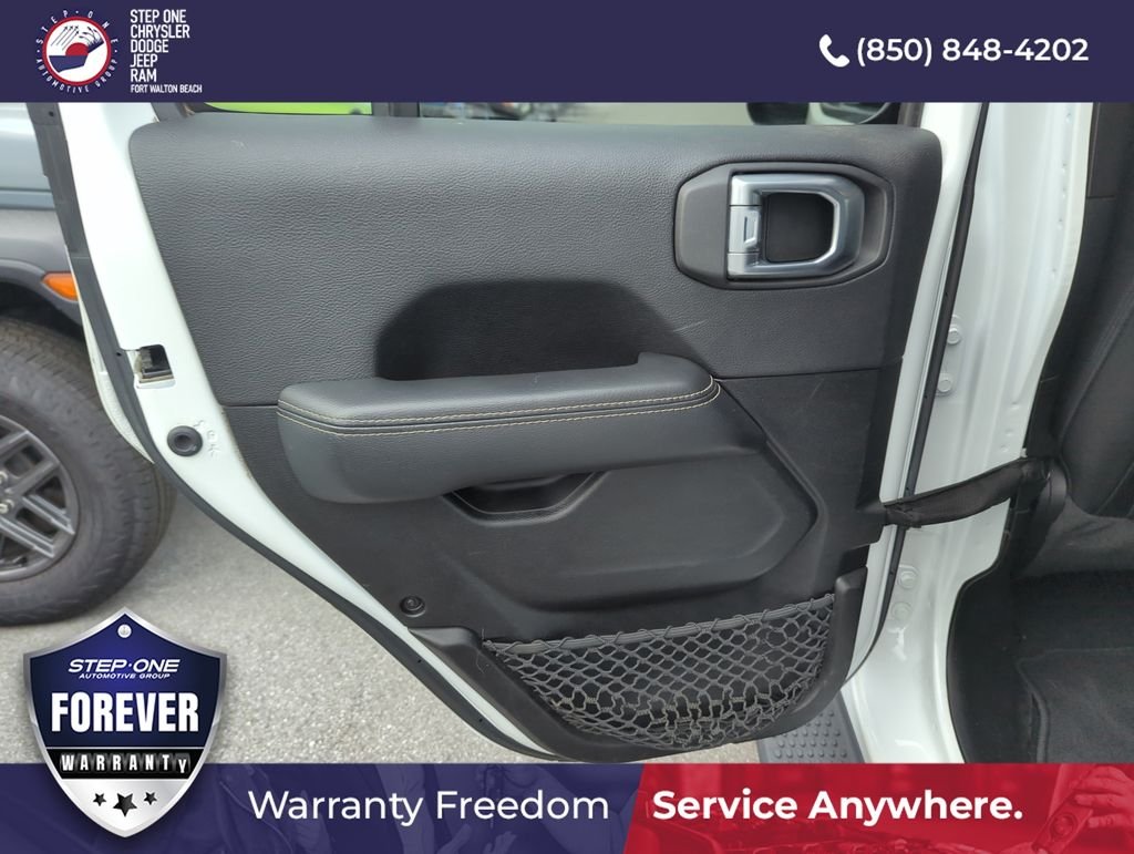 Used 2022 White Jeep Unlimited Sahara 4xe image 25