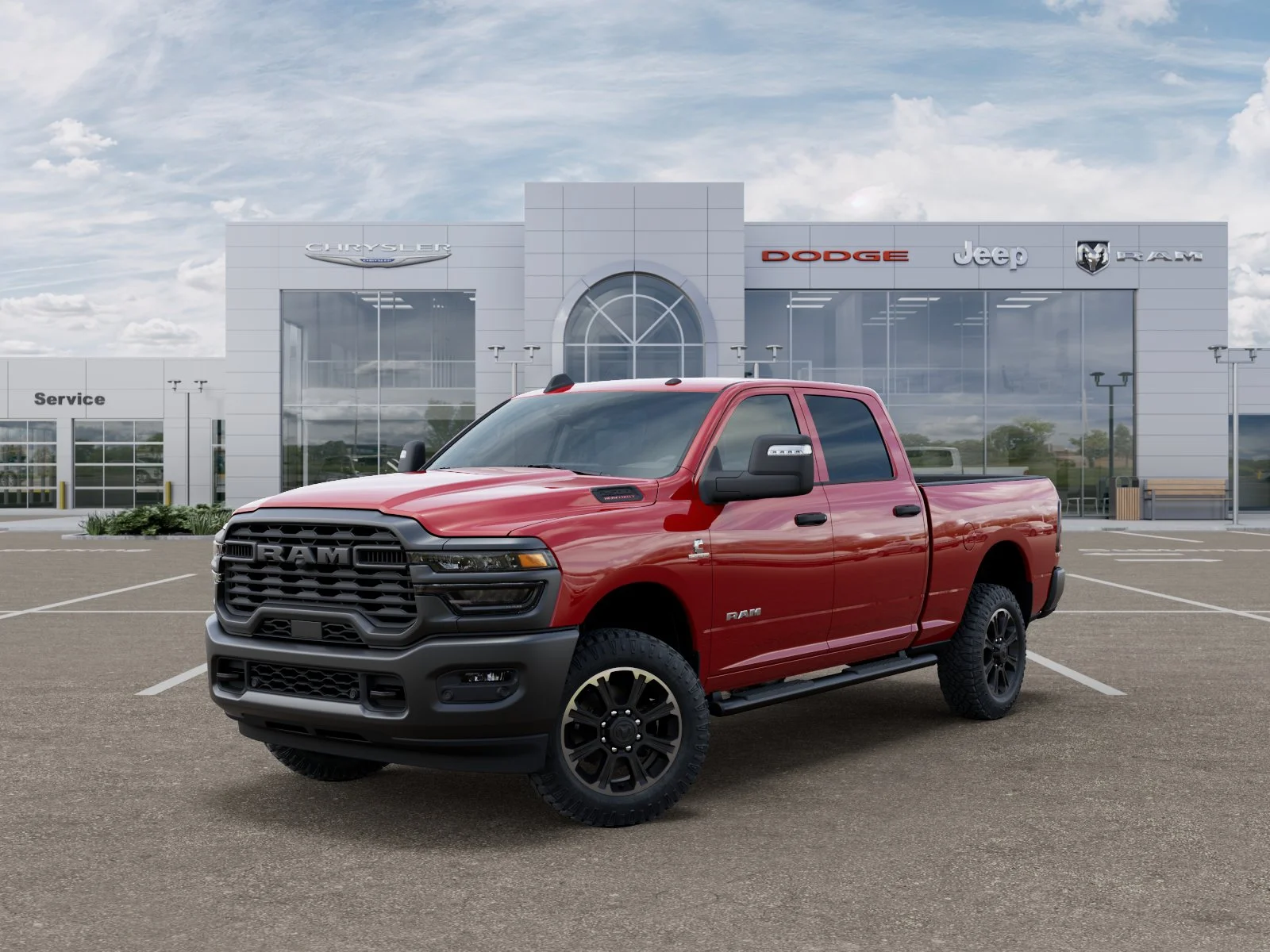 New 2027 Flame Red Clear-Coat Exterior Paint RAM Warlock image 28