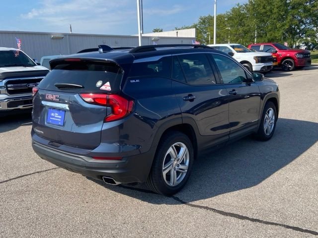 Certified Used 2018 Blue Steel Metallic GMC SLE image 3
