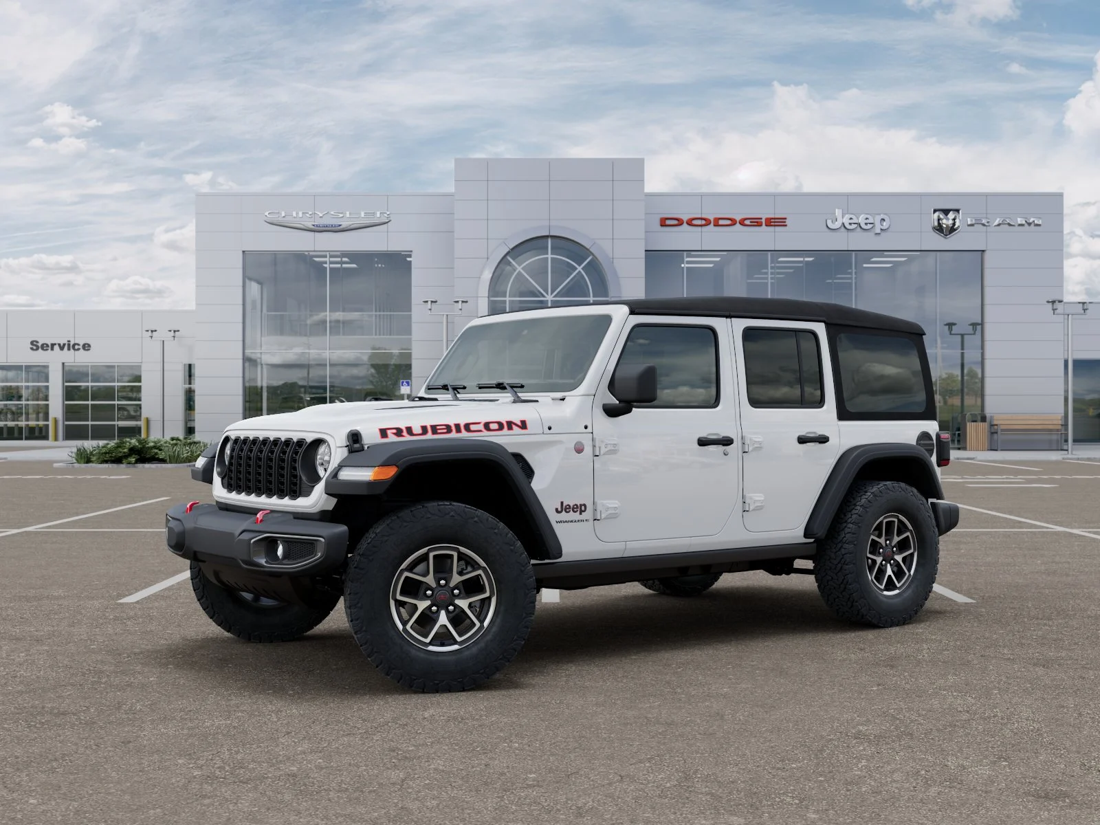 New 2026 Bright White Clearcoat Jeep Rubicon image 30