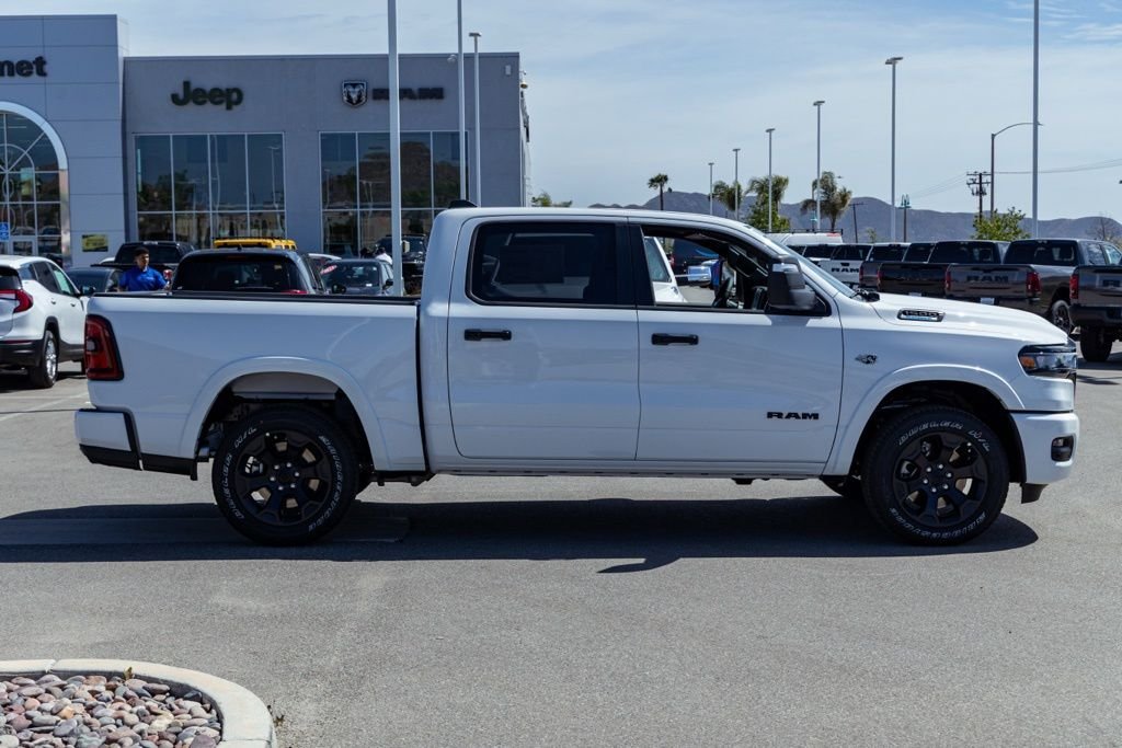 New 2026 Bright White Clear-Coat Exterior Paint RAM Big Horn Night Edition image 2