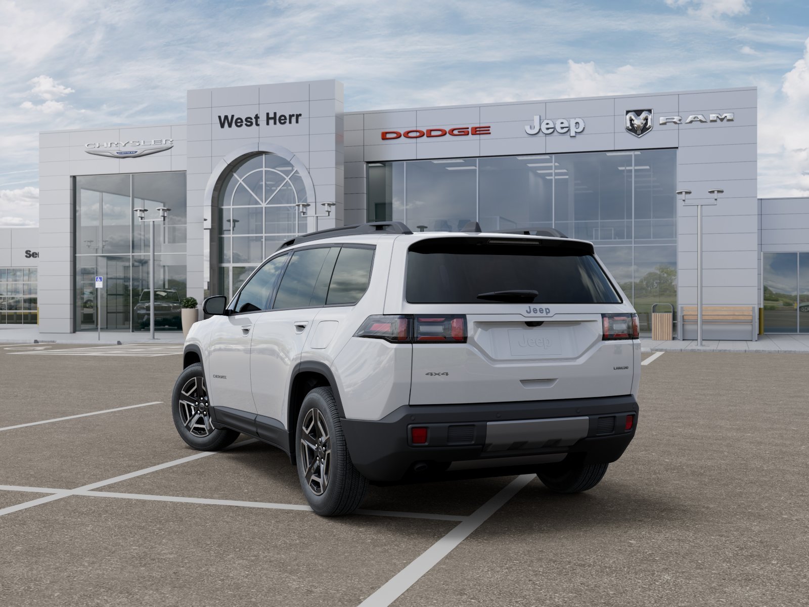New 2026 Bright White Clear-Coat Exterior Paint Jeep Laredo image 53