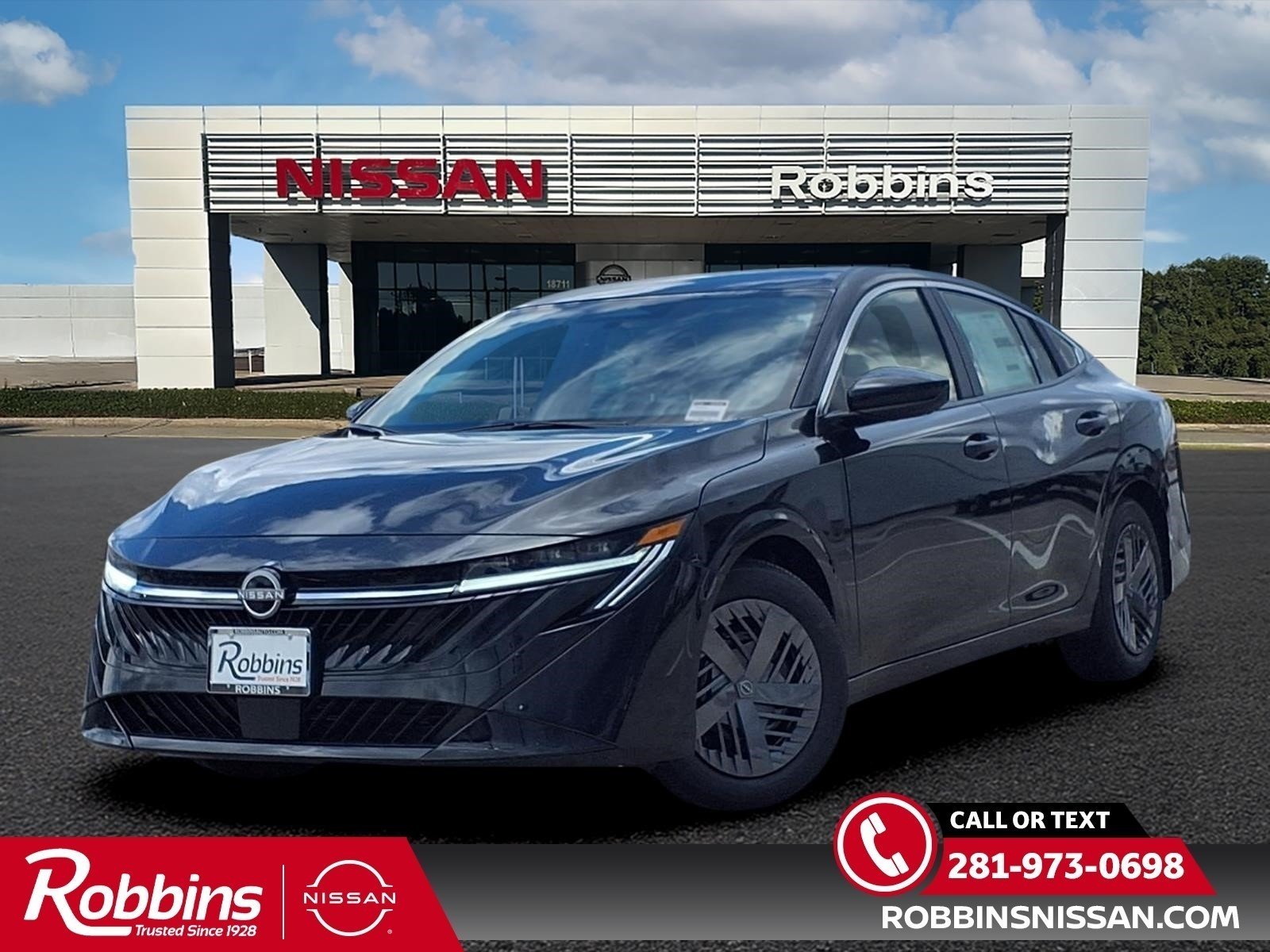 2026 Nissan Sentra S Black at Robbins Nissan