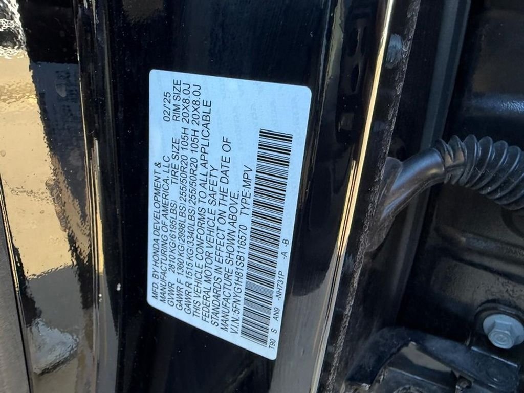 Used 2025 Crystal Black Pearl Honda AWD Elite image 27