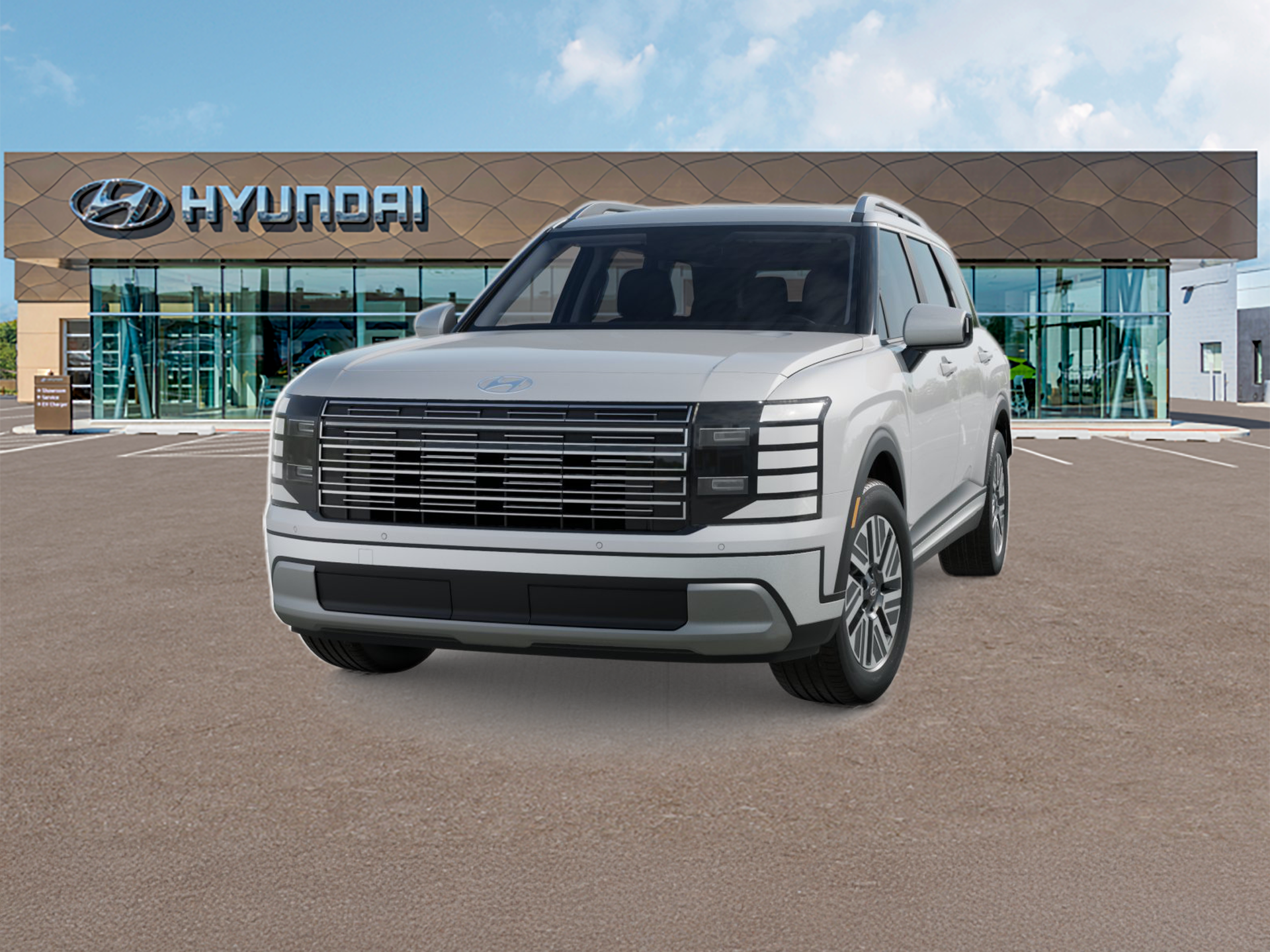 2026 Hyundai Palisade Blue SEL 8 Passenger Hybrid FWD's photo