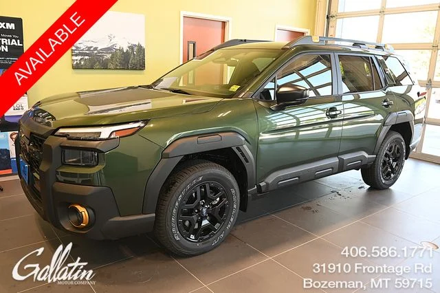 New 2026 Green Subaru Wilderness image 1