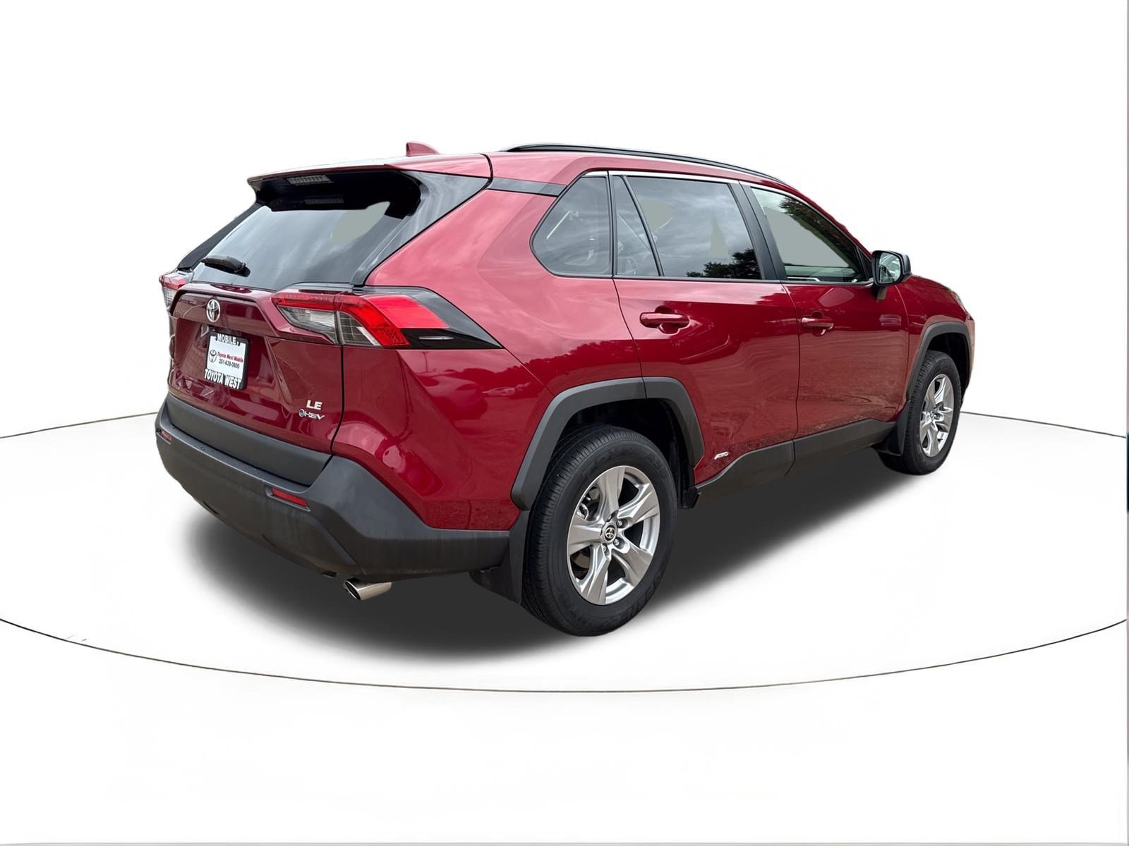 Certified Used 2025 Ruby Flare Pearl Toyota Hybrid LE image 3