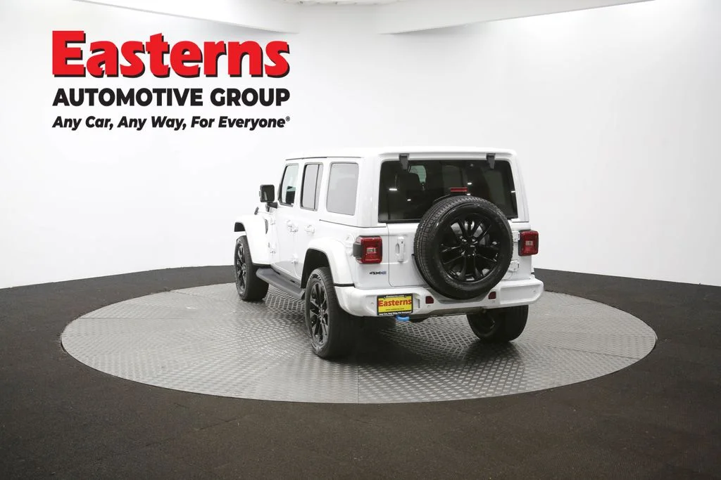 Used 2021 White Jeep Unlimited Sahara High Altitude 4xe image 66