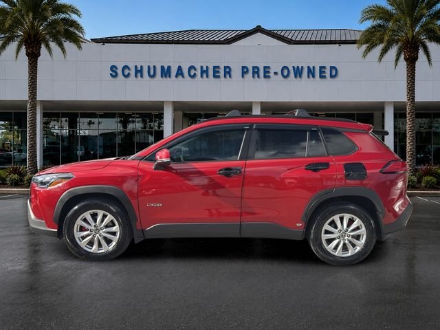 Used 2024 Barcelona Red Metallic Toyota LE image 4