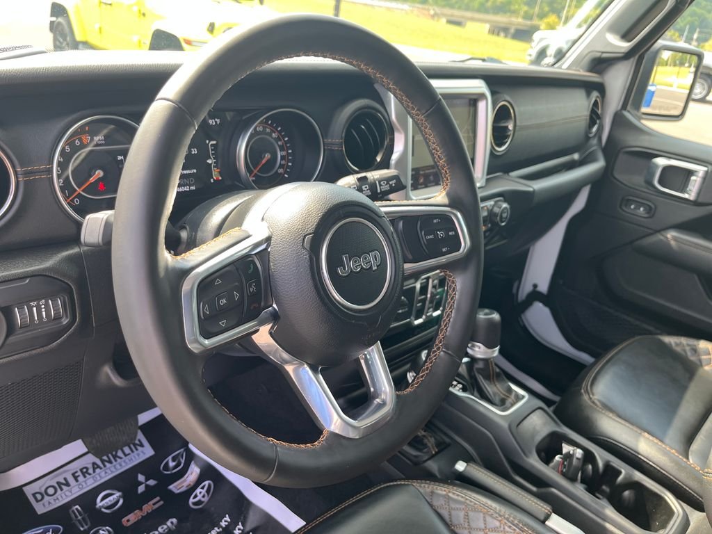 Used 2022 White Jeep Unlimited Sahara High Altitude image 14
