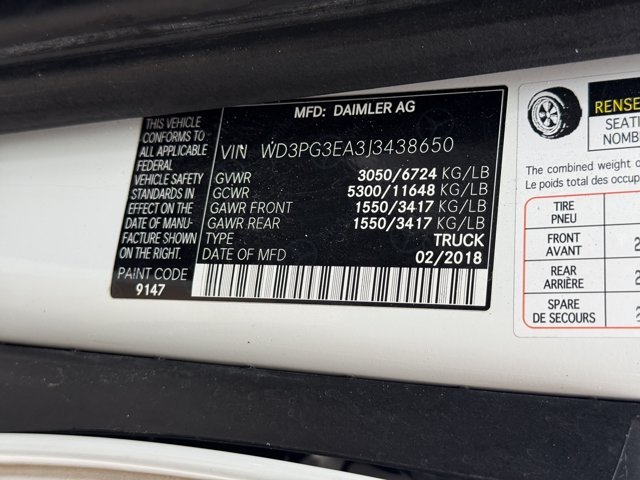 Used 2018 White Mercedes-Benz Worker image 22