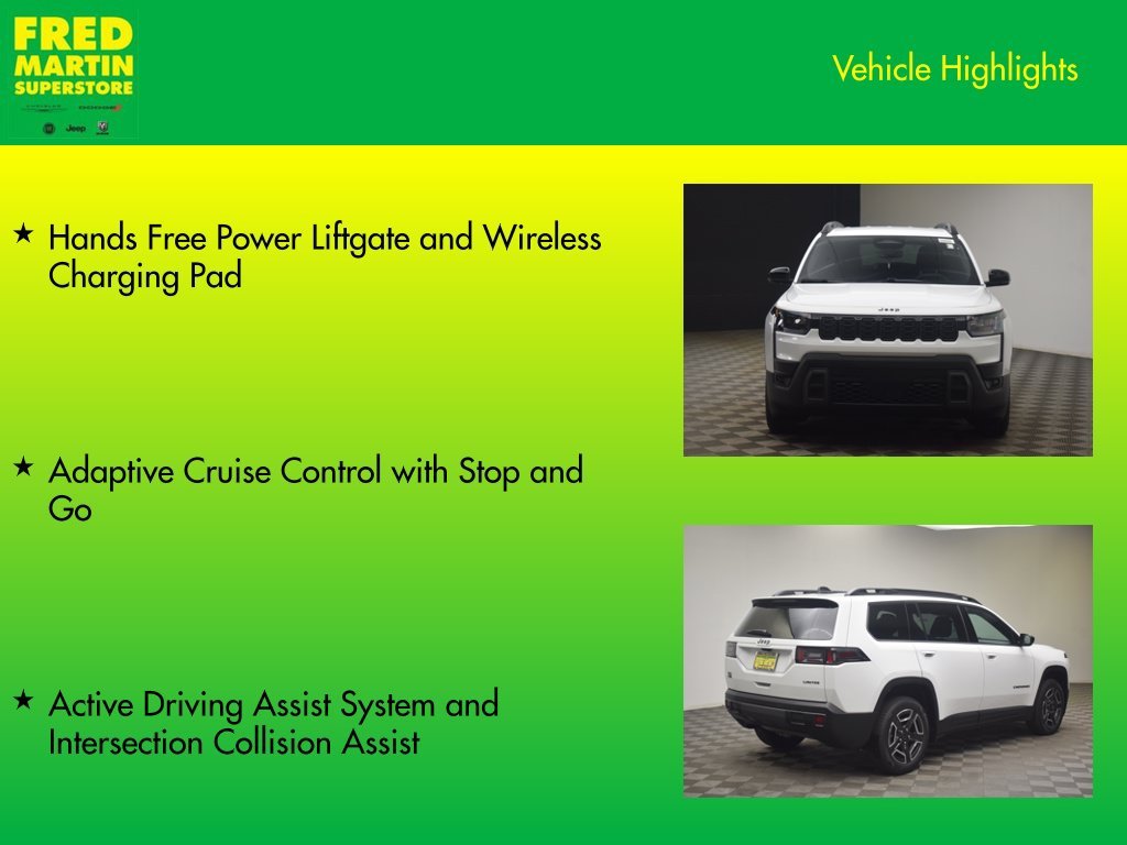 New 2026 Bright White Clear-Coat Exterior Paint Jeep Limited image 14
