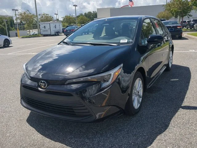 New 2026 Midnight Black Metallic Toyota Hybrid LE image 8