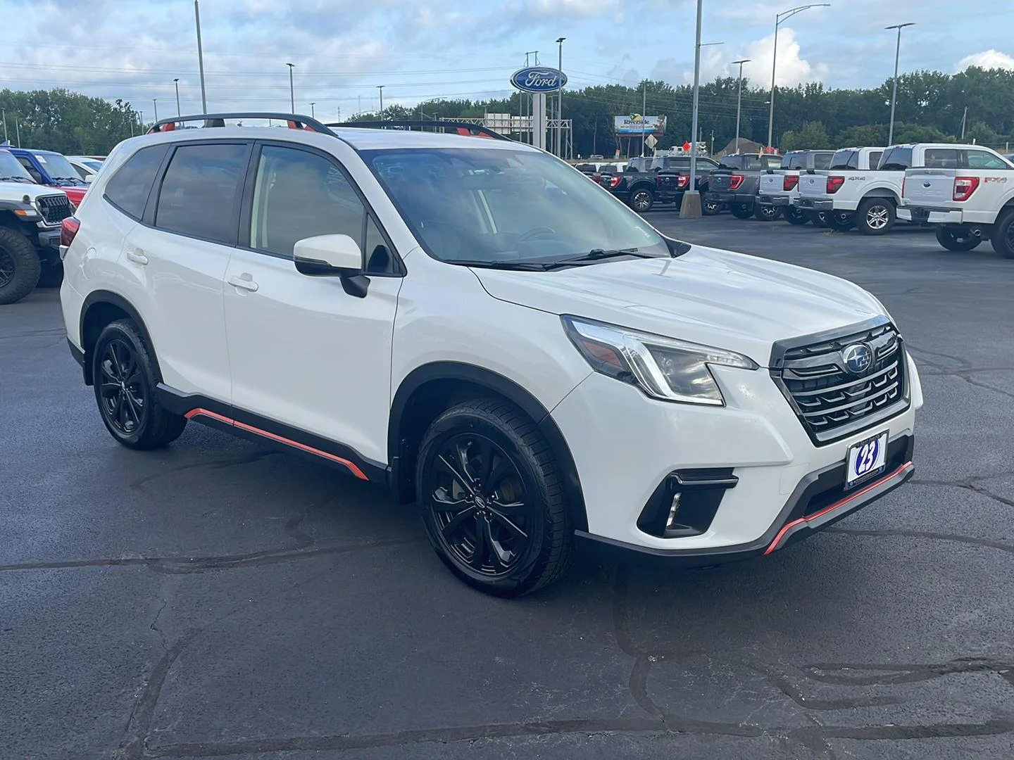 Used 2023 Crystal White Pearl Subaru Sport image 7