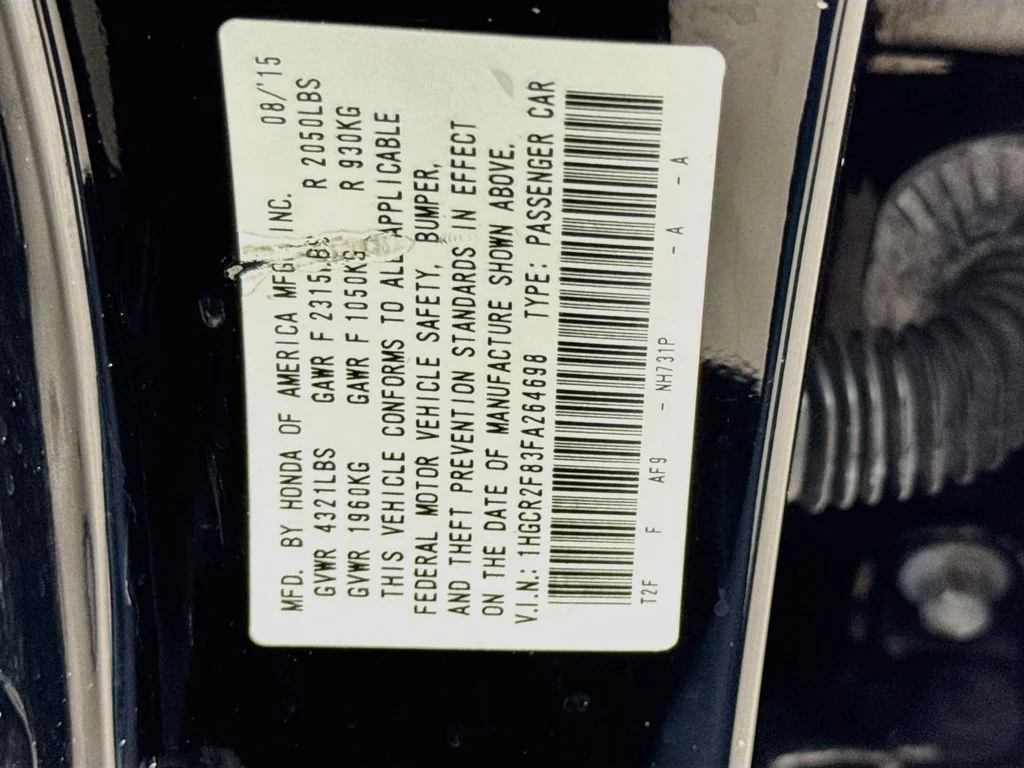Used 2015 Crystal Black Pearl Honda EX-L image 39