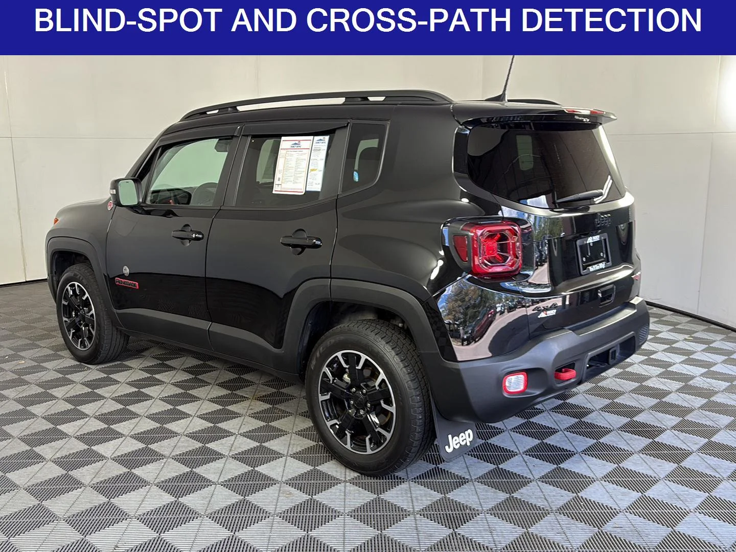 Used 2023 Black Clearcoat Jeep Trailhawk image 7