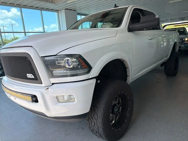 Used 2014 White Ram Laramie Longhorn image 2