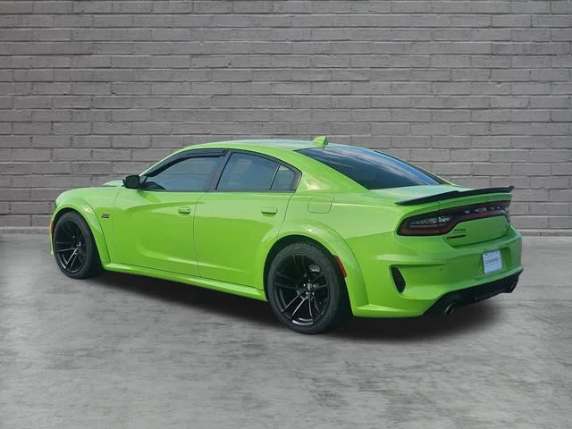 Used 2023 Green Dodge Scat Pack Widebody image 3
