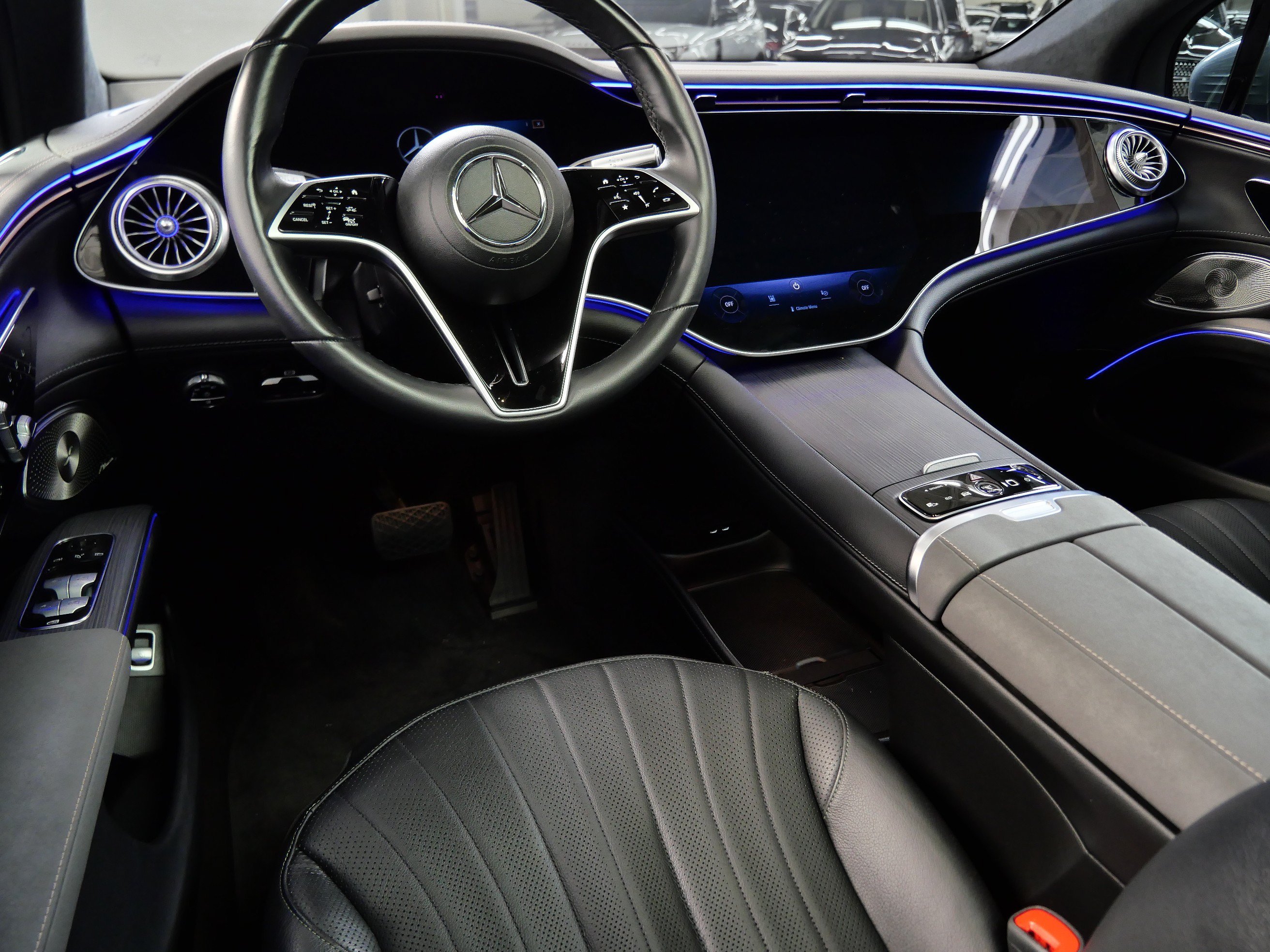 Certified Used 2023 Selenite Grey Metallic Mercedes-Benz EQS 580 image 2