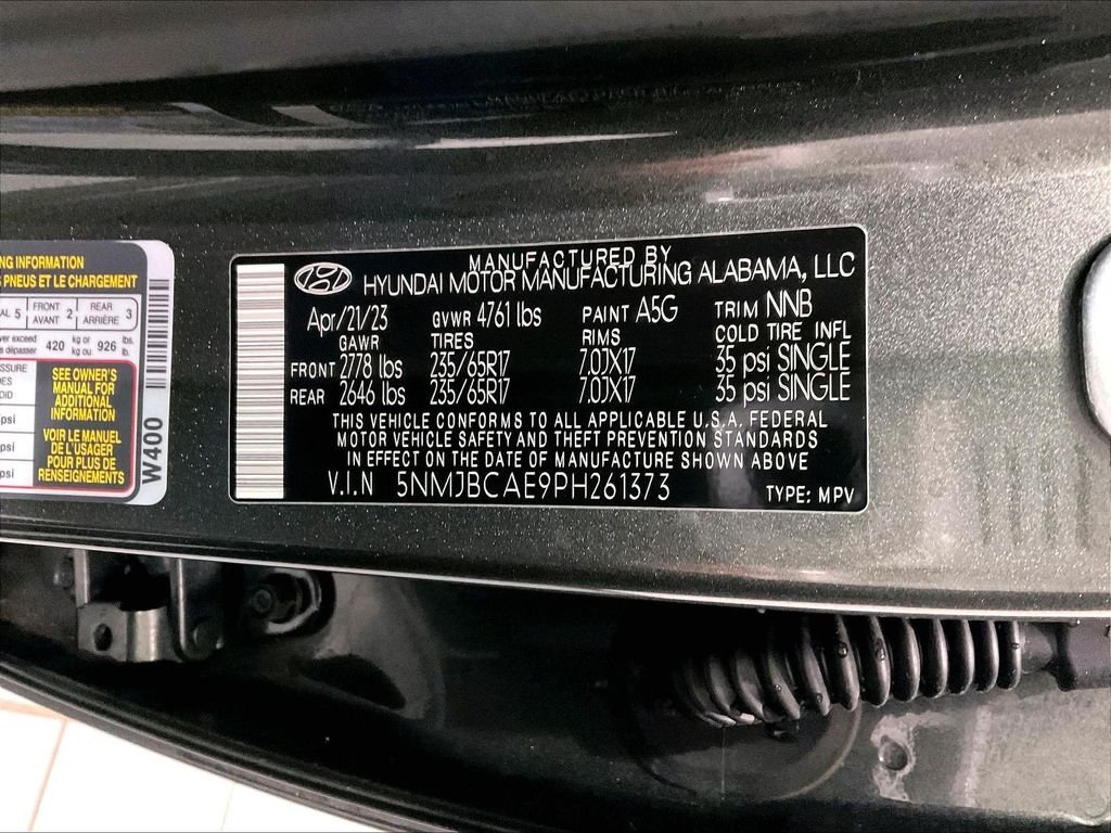 Used 2023 Amazon Gray Hyundai SEL image 35