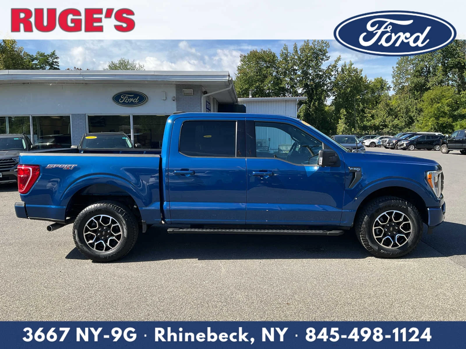 Certified Used 2023 Atlas Blue Ford XLT image 2