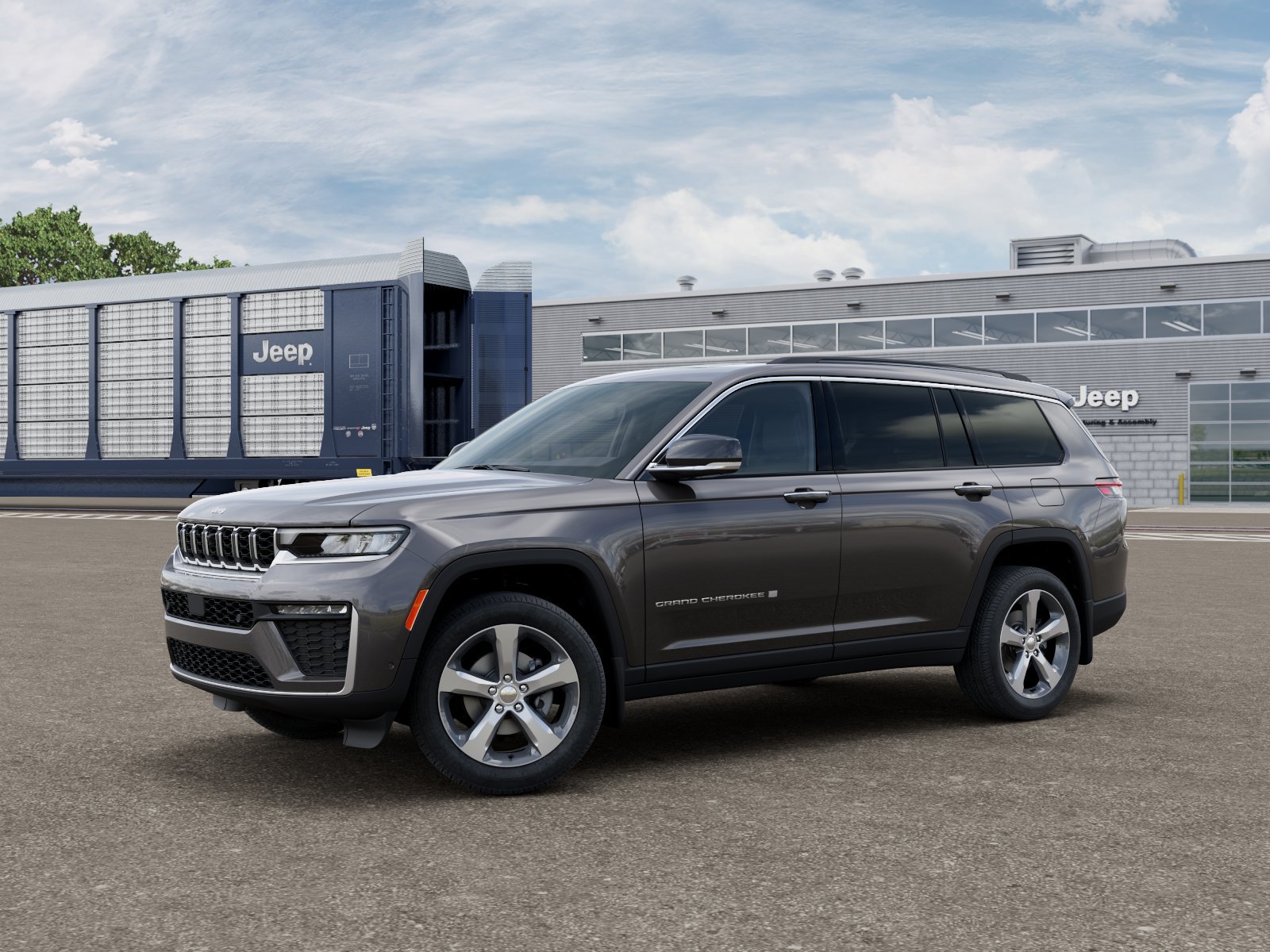 New 2026 Baltic Gray Metallic Clear-Coat Exterior Paint Jeep Limited image 1