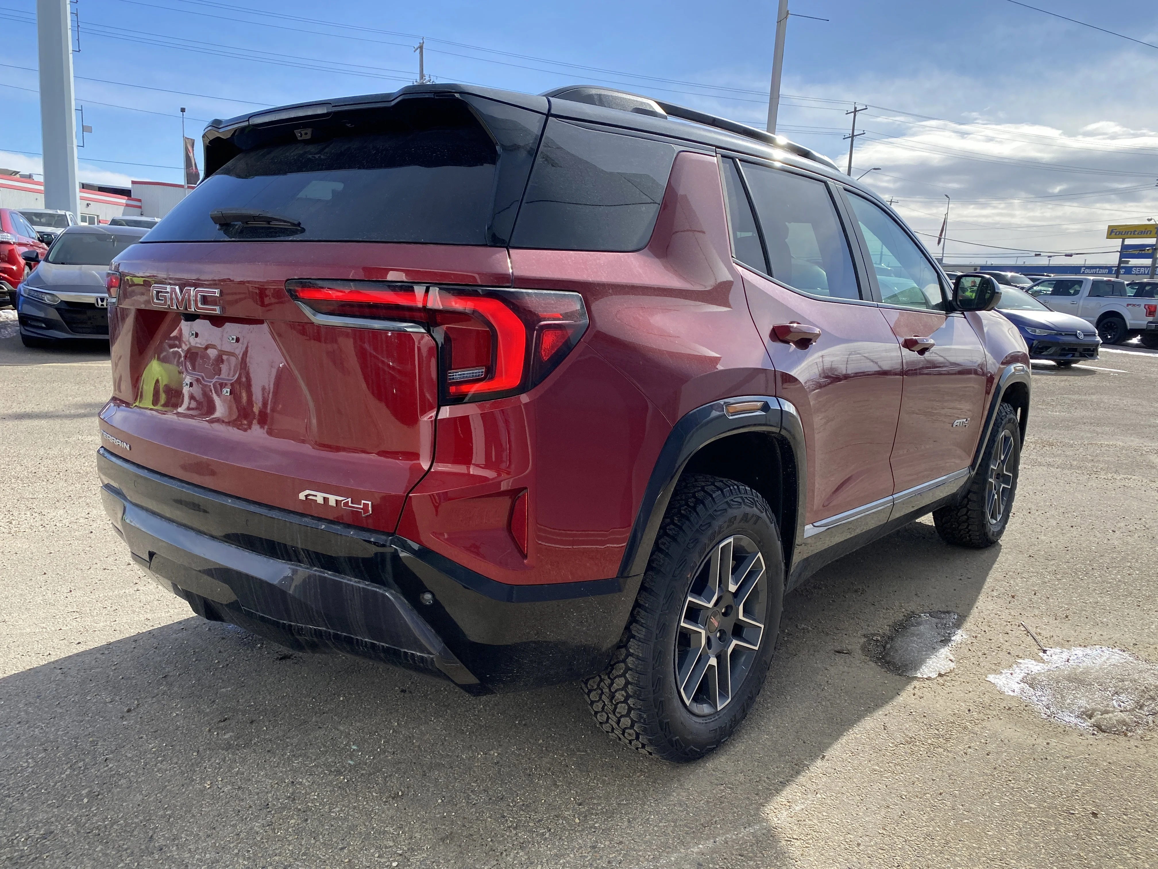 New 2026 VOLCANIC RED TINTCOAT GMC AWD AT4 image 7