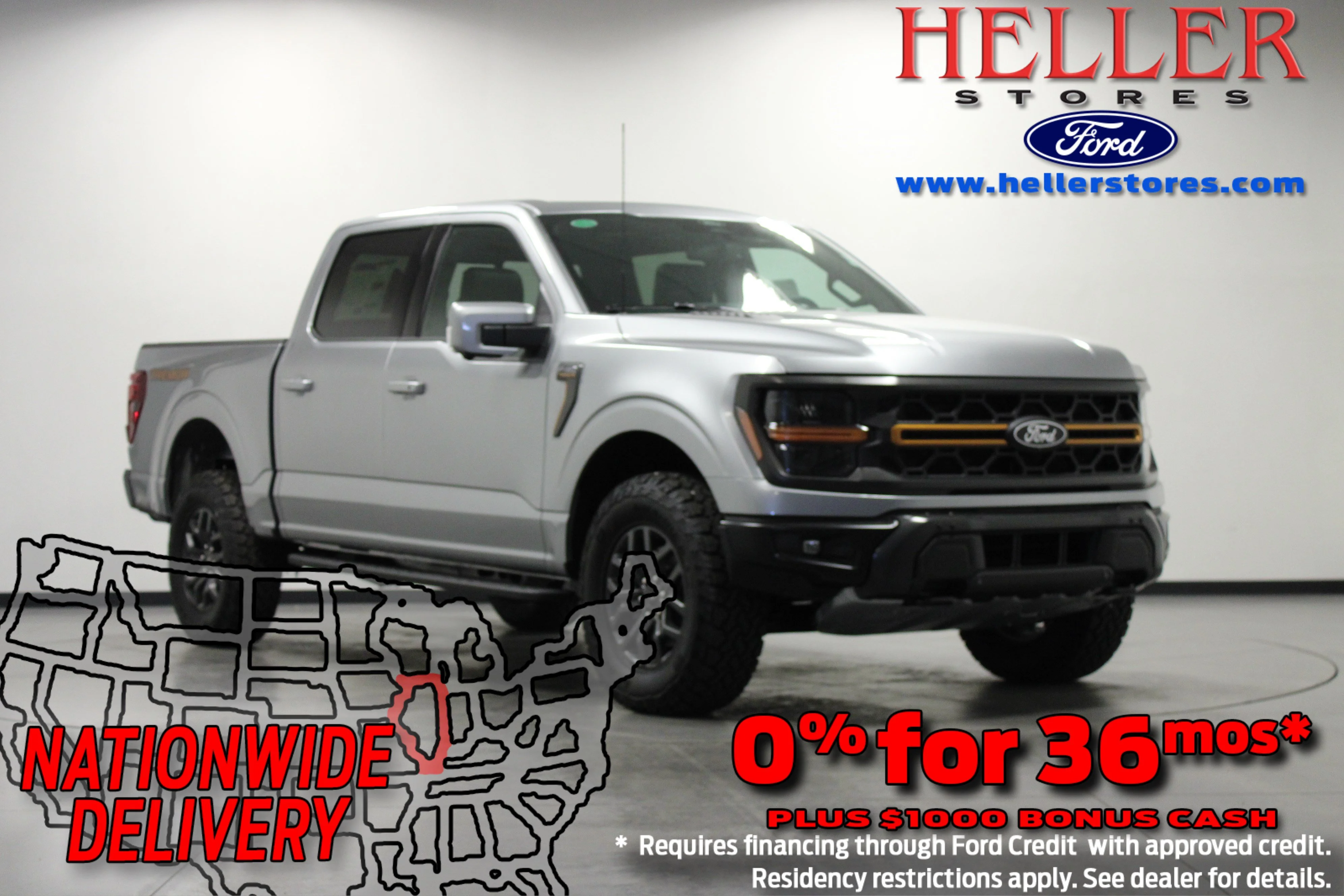 New 2026 Iconic Silver Metallic Ford Tremor® image 1