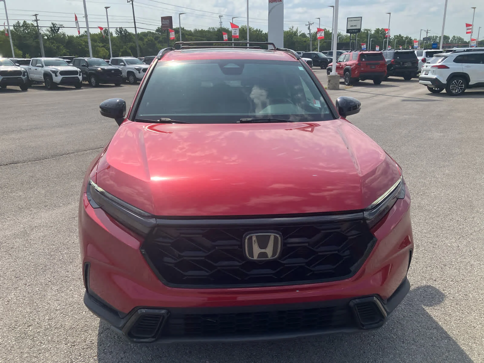 Used 2023 Radiant Red Metallic Honda Sport image 2