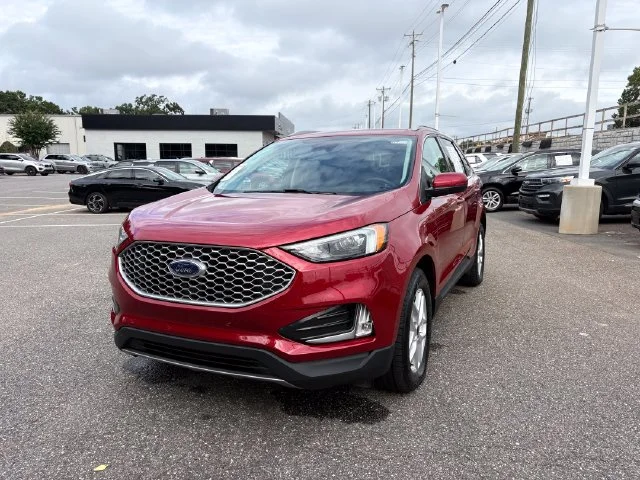 Used 2023 Red Metallic Ford SEL image 2
