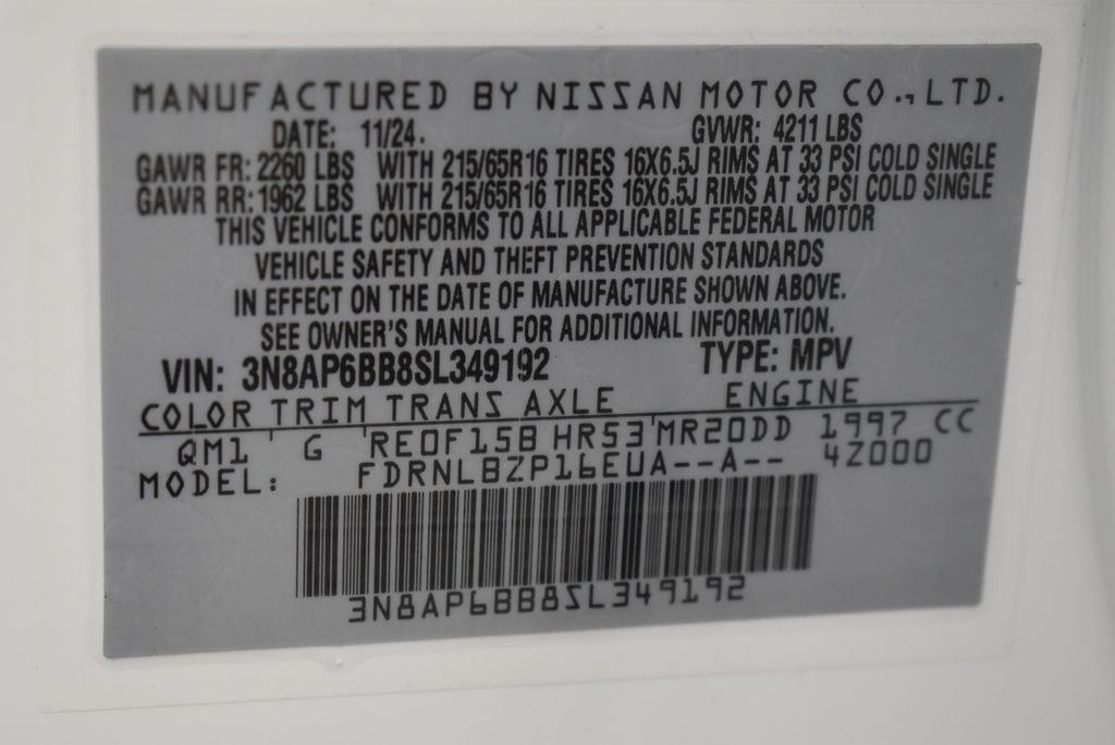 Certified Used 2025 White Nissan S image 37