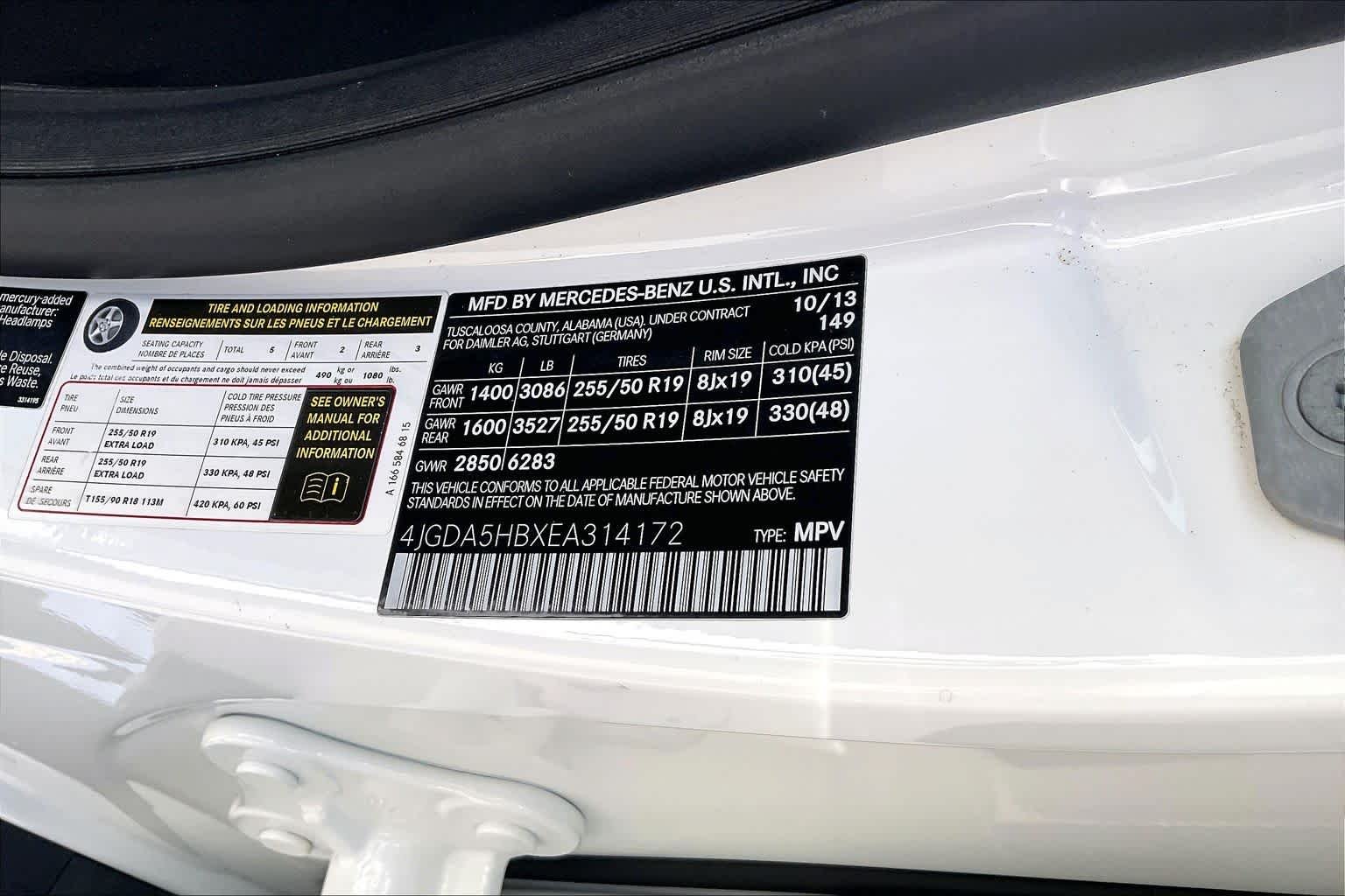 Used 2014 Polar White Mercedes-Benz ML 350 image 33