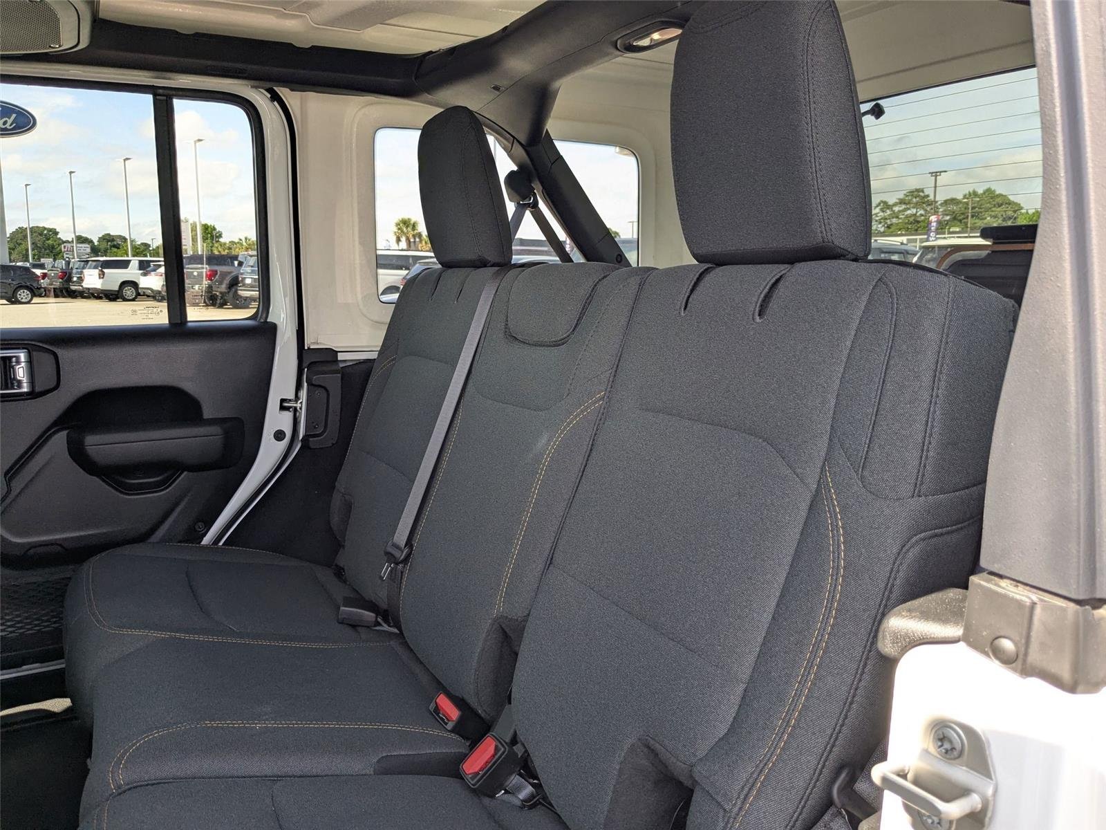 Used 2024 Bright White Clearcoat Jeep Sport S image 25