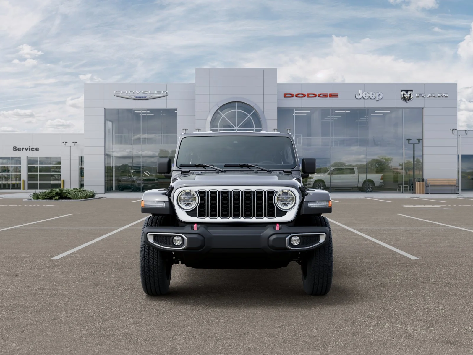 New 2026 Granite Crystal Metallic Clear-Coat Exterior Paint Jeep Sahara image 33