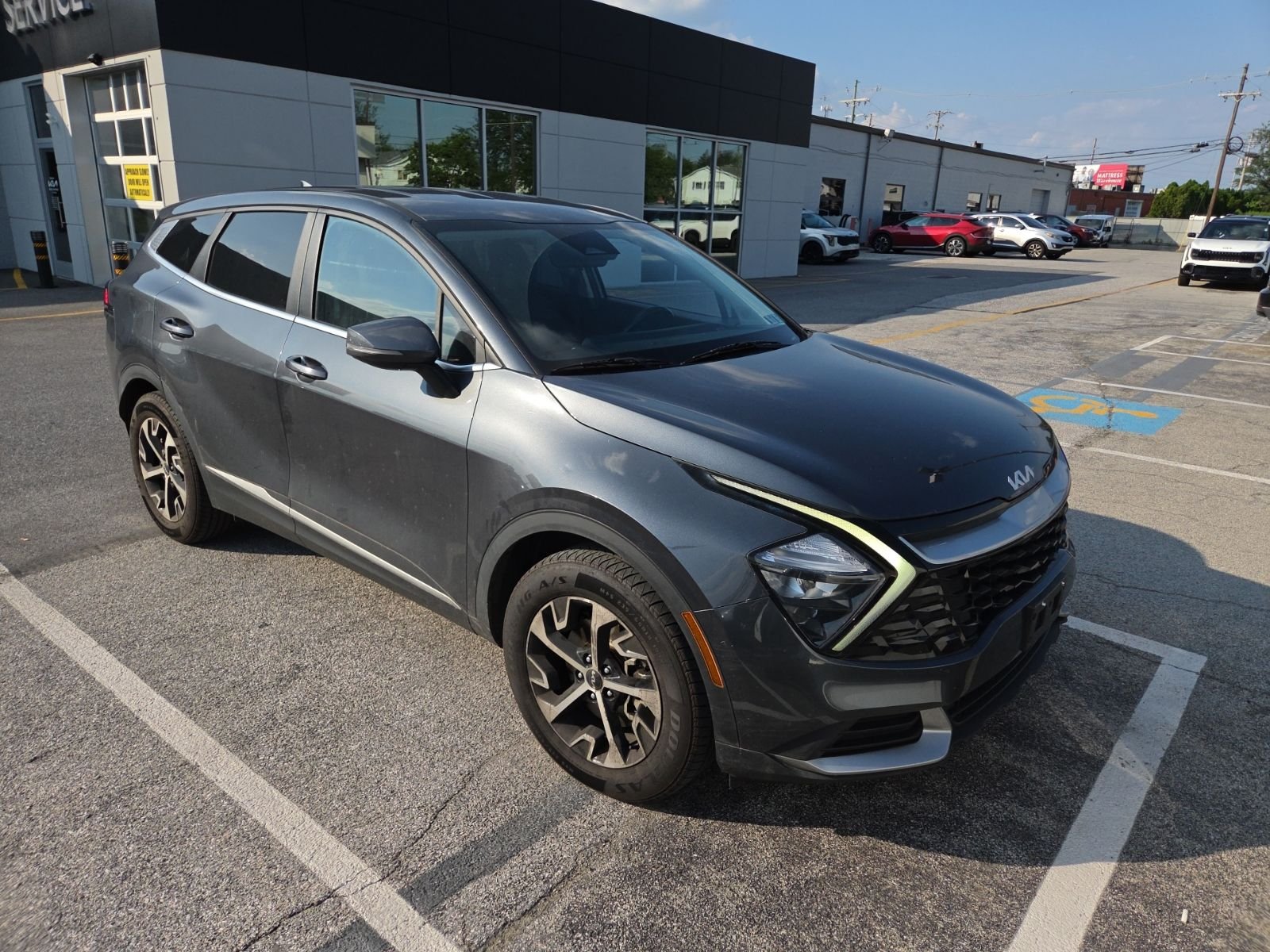 Used 2023 Gray Kia EX image 3
