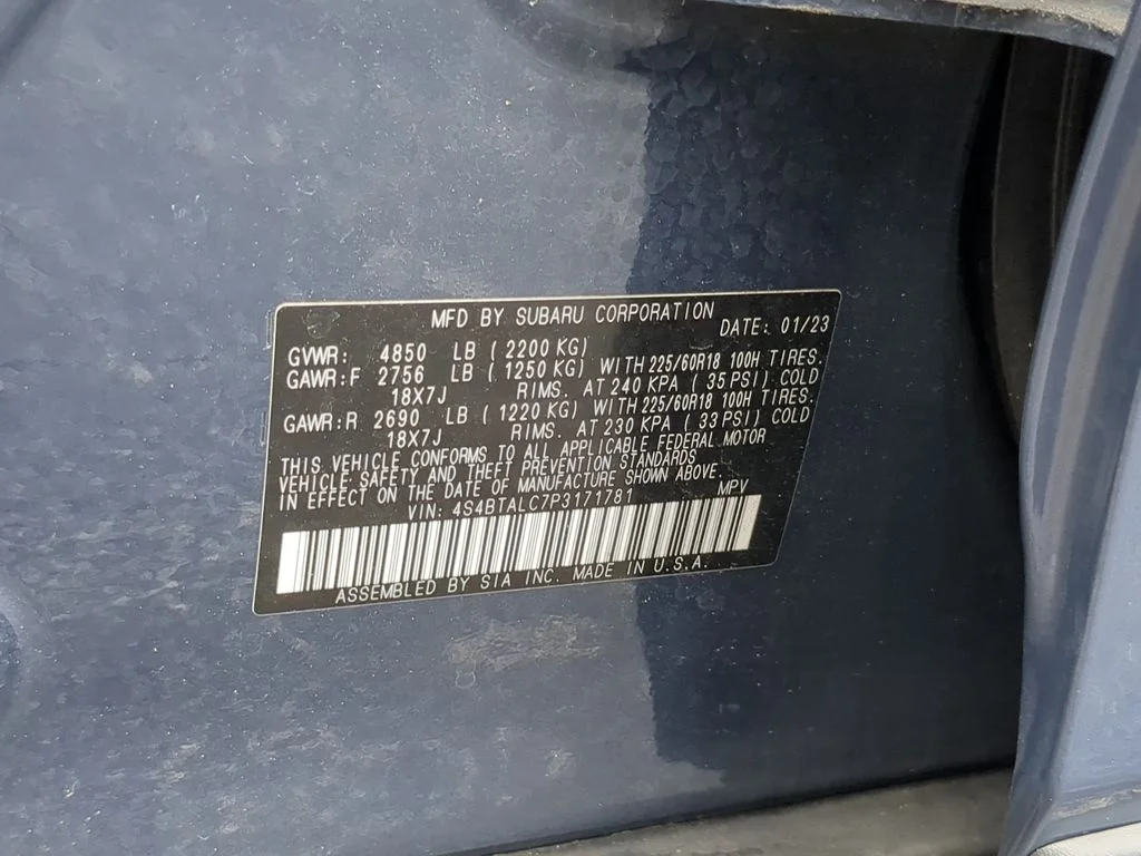 Used 2023 Blue Subaru Onyx Edition image 36