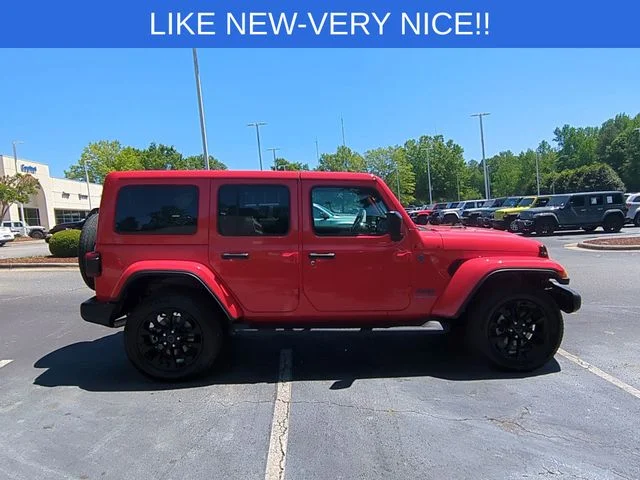 Used 2025 Red Jeep Sahara 4xe image 6