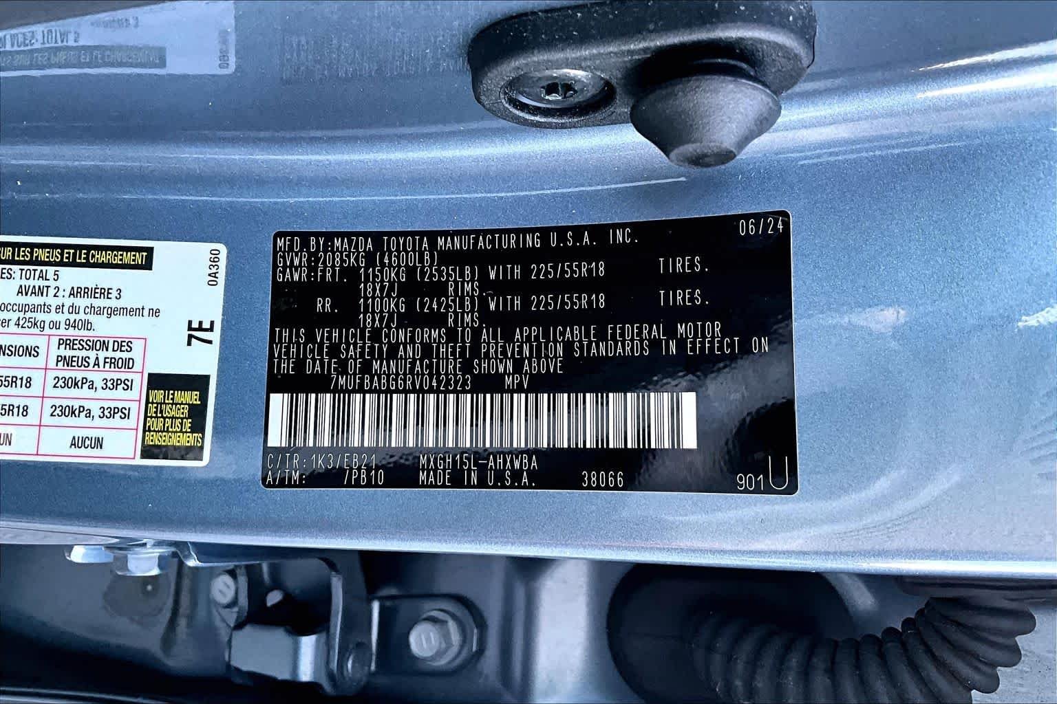 Used 2024 Celestite Toyota Hybrid XSE image 36