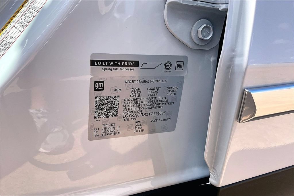 New 2026 Crystal White Tricoat Cadillac Premium Luxury image 13
