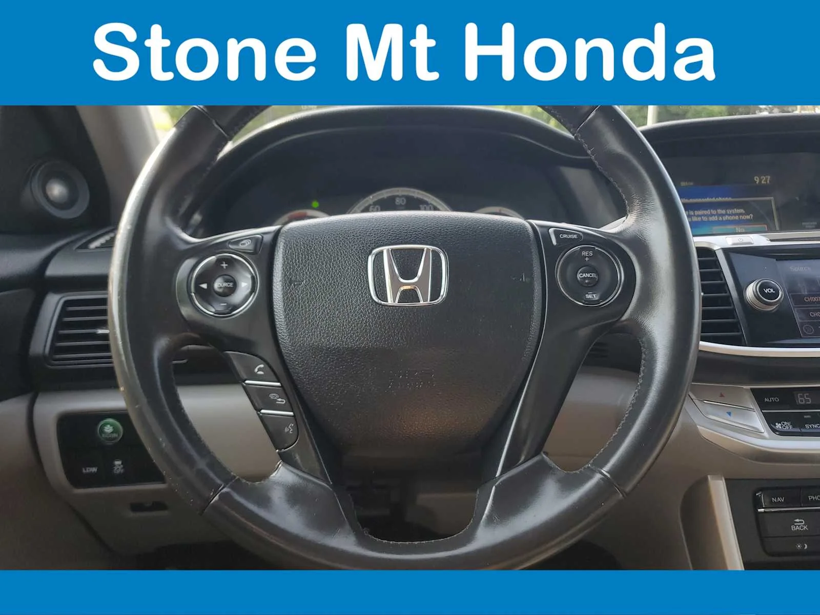 Used 2015 Obsidian Blue Pearl Honda EX-L image 19