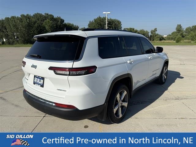Used 2021 Bright White Clearcoat Jeep Limited image 8