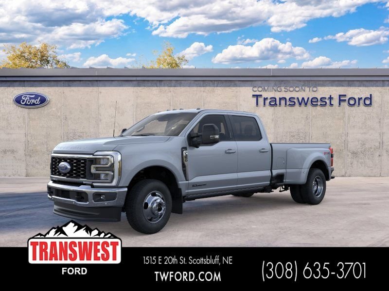New 2026 Glacier Gray Metallic Tri-Coat Ford F-350® Lariat® image 1