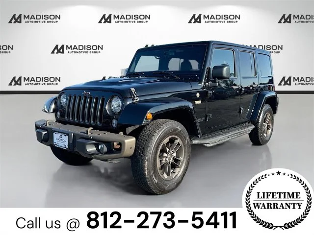 Used 2017 Black Jeep Unlimited Sahara image 1