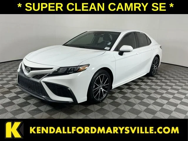 Used 2023 White Toyota SE image 1