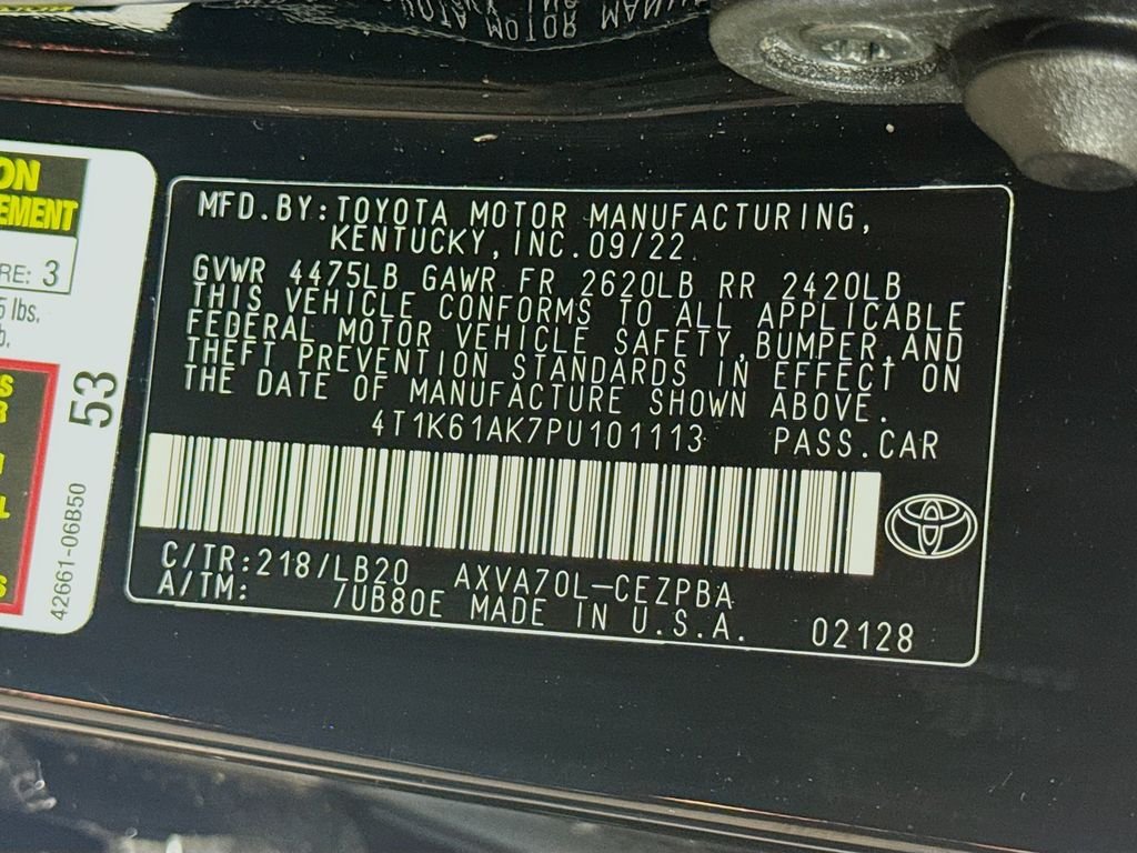Used 2023 Midnight Black Metallic Toyota XSE image 33