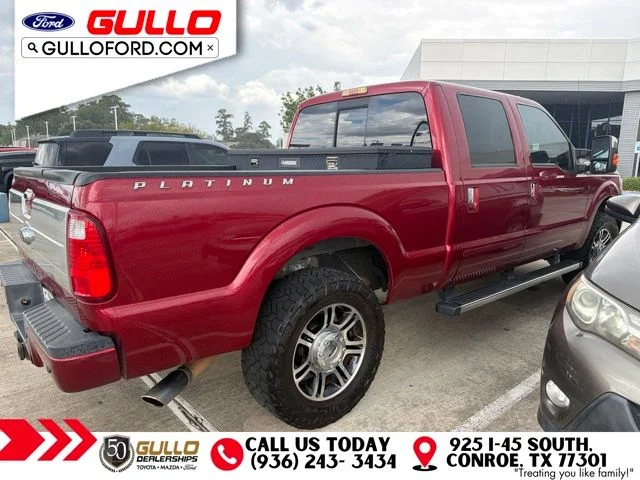 Used 2015 Ruby Red Metallic Tinted Clearcoat Ford Platinum image 3