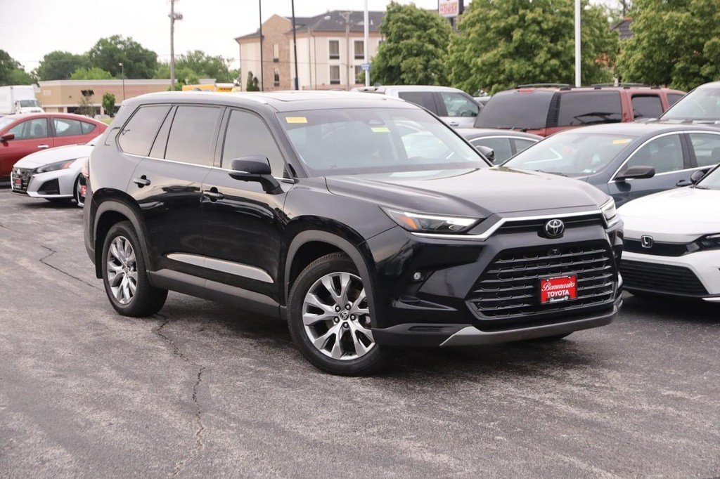 Certified Used 2025 Midnight Black Metallic Toyota Hybrid Limited AWD (Natl) image 2