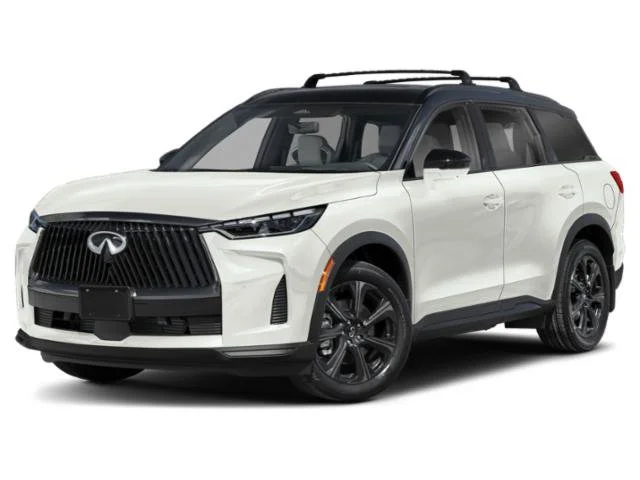 New 2027 Radiant White/Black Obsidian INFINITI AUTOGRAPH image 1
