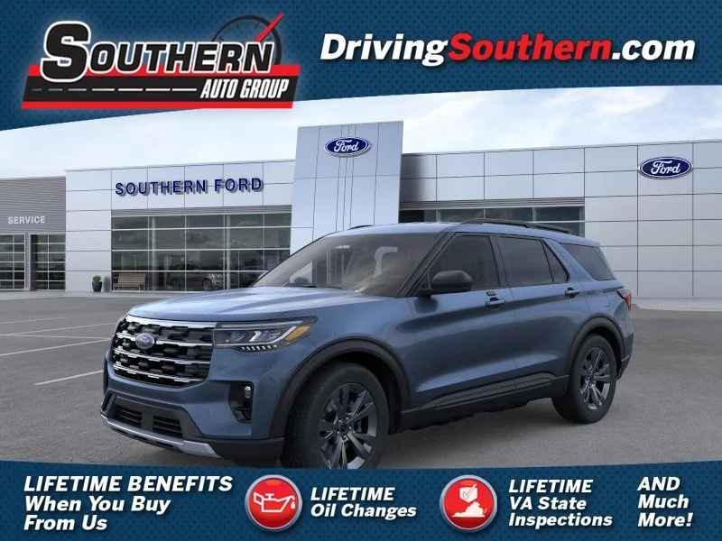 New 2026 Vapor Blue Metallic Ford Active image 1